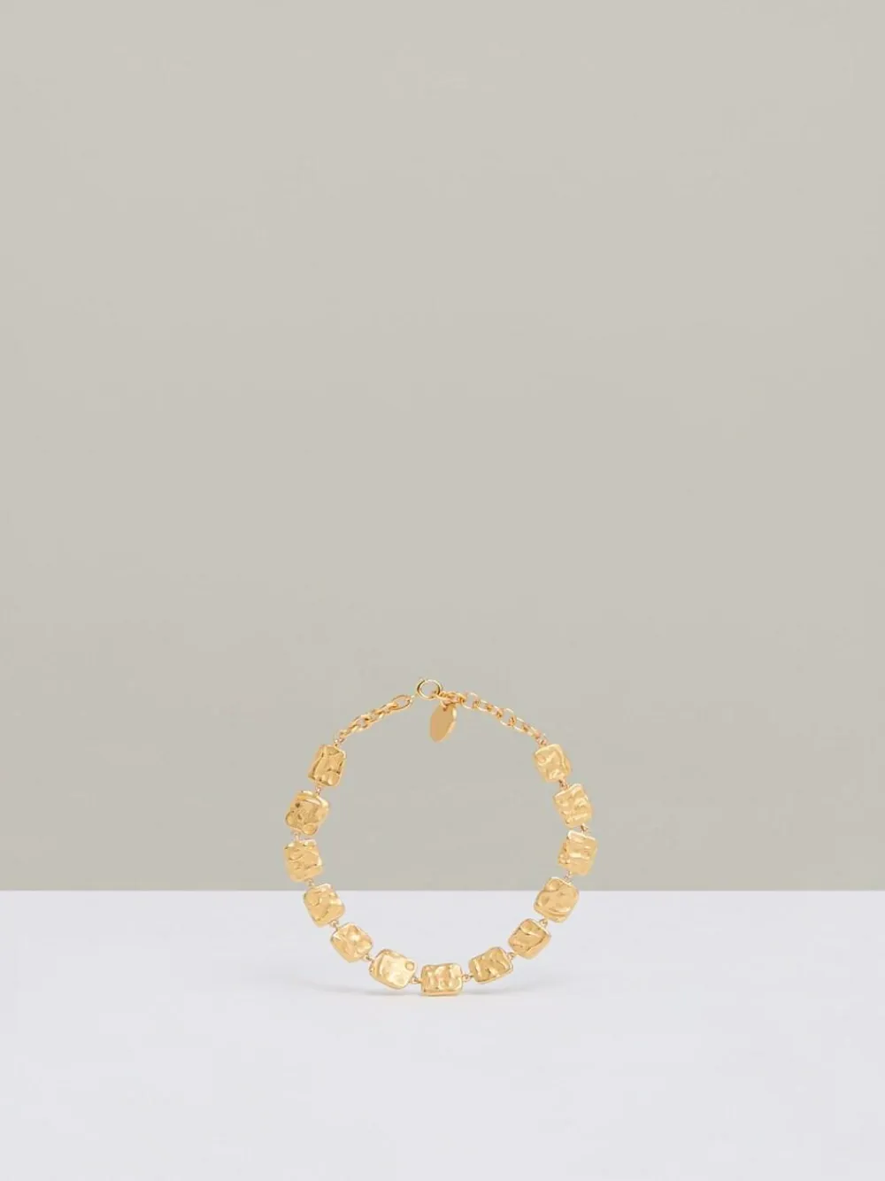 Hot Reiss Gold Tone Millie Molten Square Bracelet
