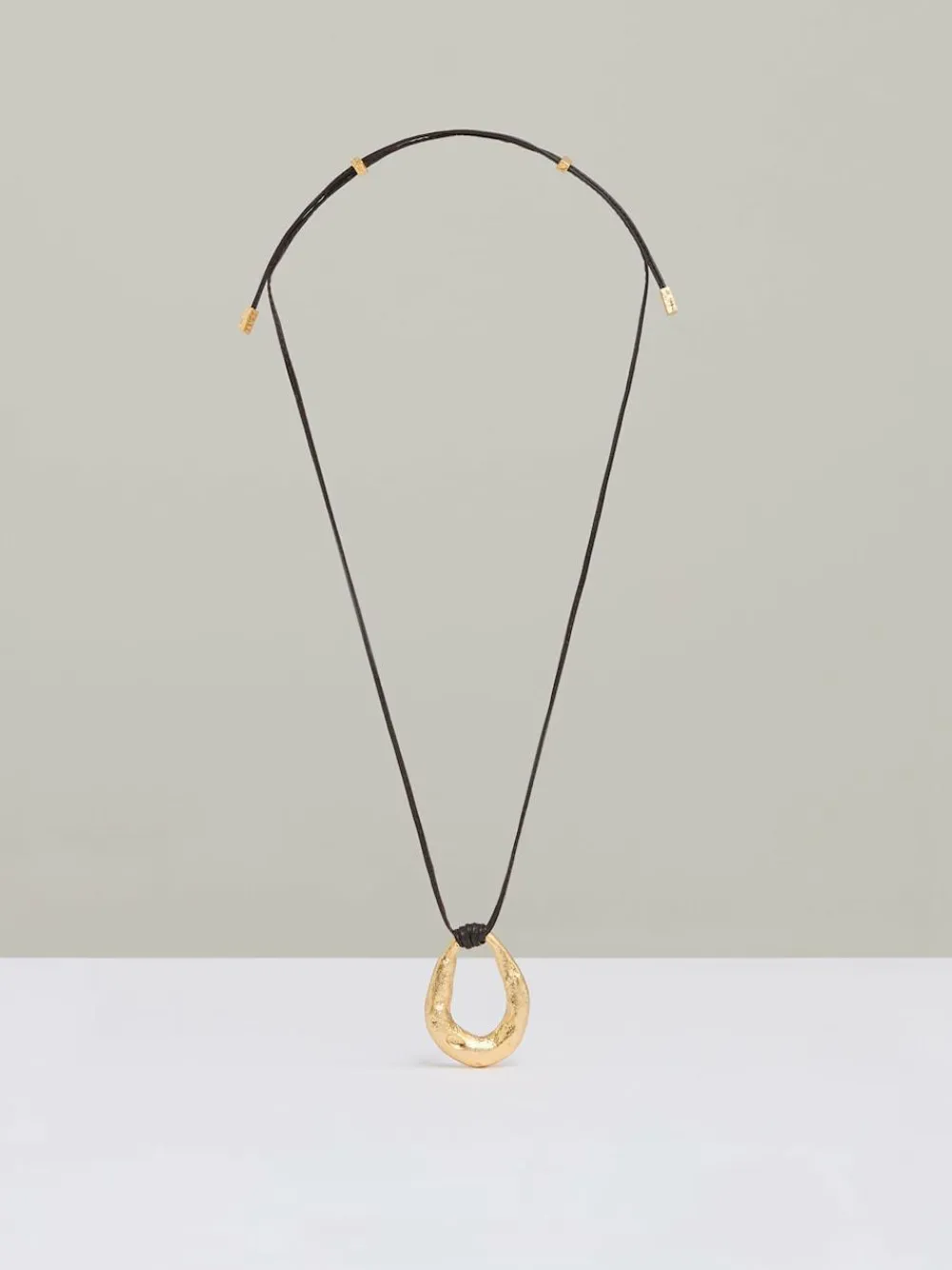 Reiss Gold Tone Momo Molten Link Pendant Necklace^Women Jewellery