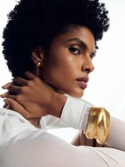 Reiss Gold Tone Sara Sculptural Cuff^Women Jewellery