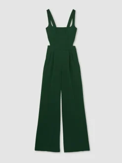Reiss Dion Wide-Leg Cut-Out Jumpsuit^Women Jumpsuits & Playsuits