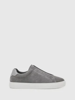 Reiss Emil Suede Slip-On Elasticated Trainers^ Sneakers