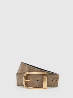 Reiss Iyla Suede Half Keeper Belt^Women Belts