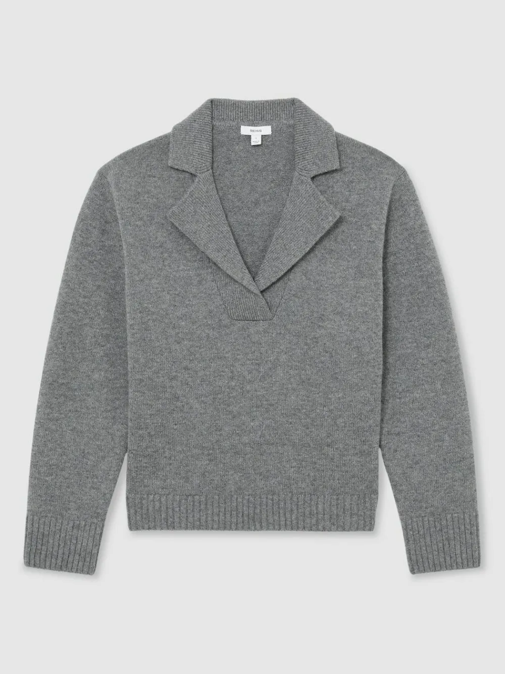 Reiss Flo Wool-Cashmere Collared Knit Jumper^Women Knitwear|Knitwear