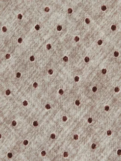 Clearance Reiss Pio Wool-Cotton Polka-Dot Tie Grey Melange