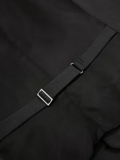 Discount Reiss Promise Wool-Blend Tailored-Fit Waistcoat Grey