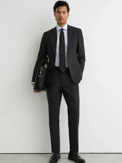 Reiss Promise Wool-Blend Single-Breasted Suit Blazer Tailored-Fit^ Blazers & Formal Jackets|Suits & Tuxedos