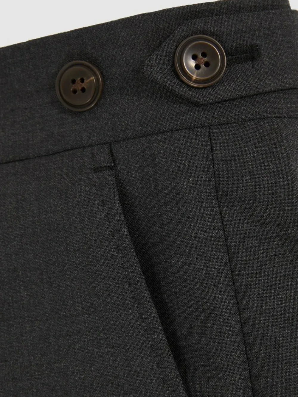 Reiss Promise Wool-Blend Tailored-Fit Suit Trousers^ Pants & Chinos|Occasionwear