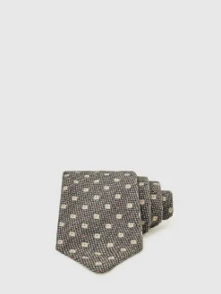Reiss Tullio Wool-Silk Floral-Medallion Tie^ Ties & Pocket Squares