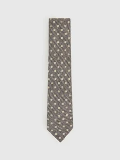 Reiss Tullio Wool-Silk Floral-Medallion Tie^ Ties & Pocket Squares