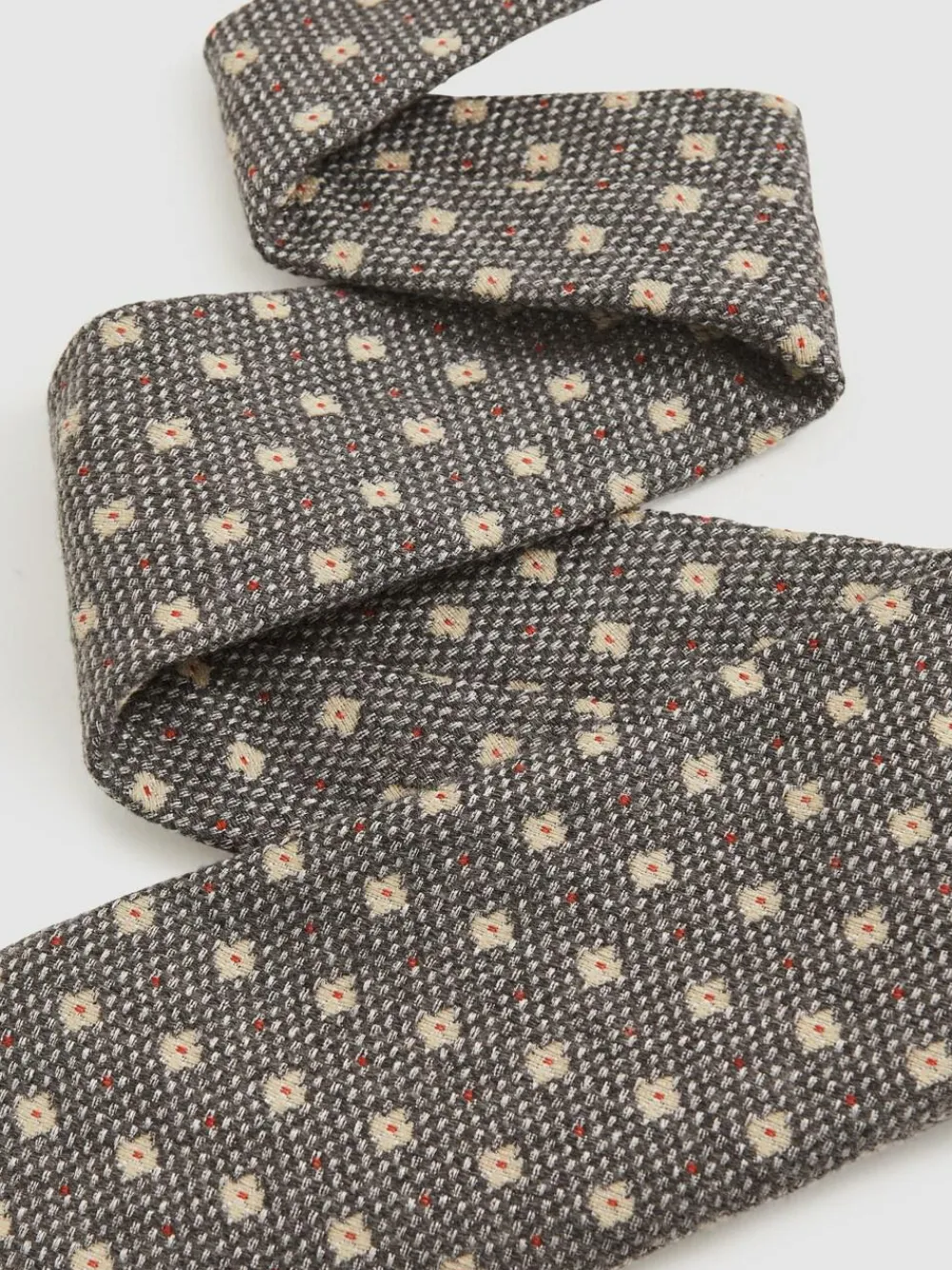 Reiss Tullio Wool-Silk Floral-Medallion Tie^ Ties & Pocket Squares