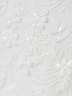 Sale Reiss Ivory Clementine 9-13 yrs Tulle Floral-Embroidered Bridesmaid Dress