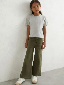 Best Reiss Khaki Clea 9-13 yrs Straight-Leg Mid-Rise Jeans