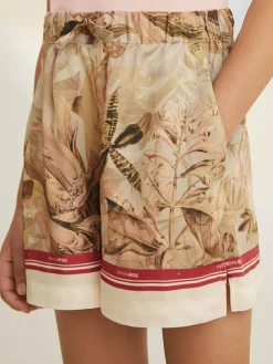 Reiss Khaki Sammie 4-9 yrs | NYBG Satin Floral-Print Shorts^ Shorts