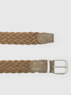 Reiss Jesse Suede Woven Belt^ Belts & Braces