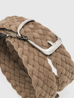 Reiss Jesse Suede Woven Belt^ Belts & Braces