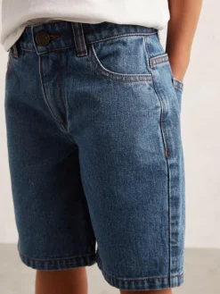 Reiss Mid Blue Bryan 13-14 yrs Denim Bermuda Shorts^ Shorts