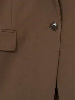 Sale Reiss Gabi Petite Tailored Single Breasted Suit Blazer Mink Neutral