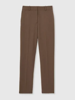 Reiss Gabi Slim-Fit Suit Trousers Mink Neutral