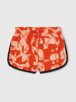 Reiss Multi Josanna 4-9 yrs Cotton Graphic-Print Quilted Shorts^ Shorts