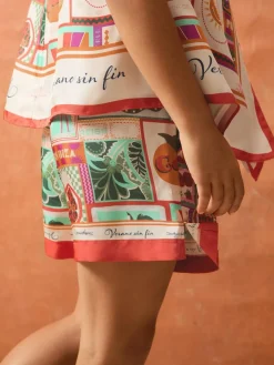 New Reiss Multi Marissa 9-13 yrs SmileyWorld | Motif-Print Shorts