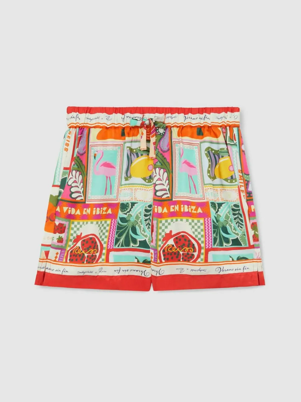 New Reiss Multi Marissa 9-13 yrs SmileyWorld | Motif-Print Shorts