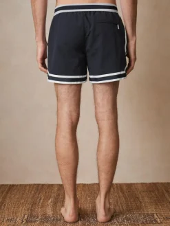 Reiss Baller | Ché Stripe-Trim Swim Shorts^ Swimwear