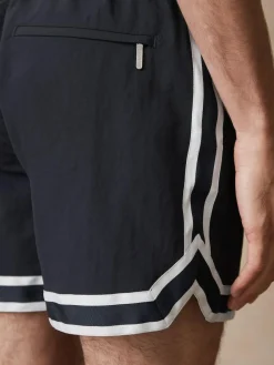 Reiss Baller | Ché Stripe-Trim Swim Shorts^ Swimwear
