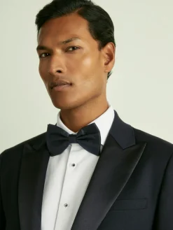 Reiss Navy Boyle Grosgrain Silk Bow Tie^ Ties & Pocket Squares