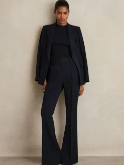 Online Reiss Gabi Flared Suit Trousers Navy
