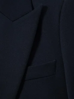 Outlet Reiss Gabi Petite Tailored Single Breasted Suit Blazer Navy