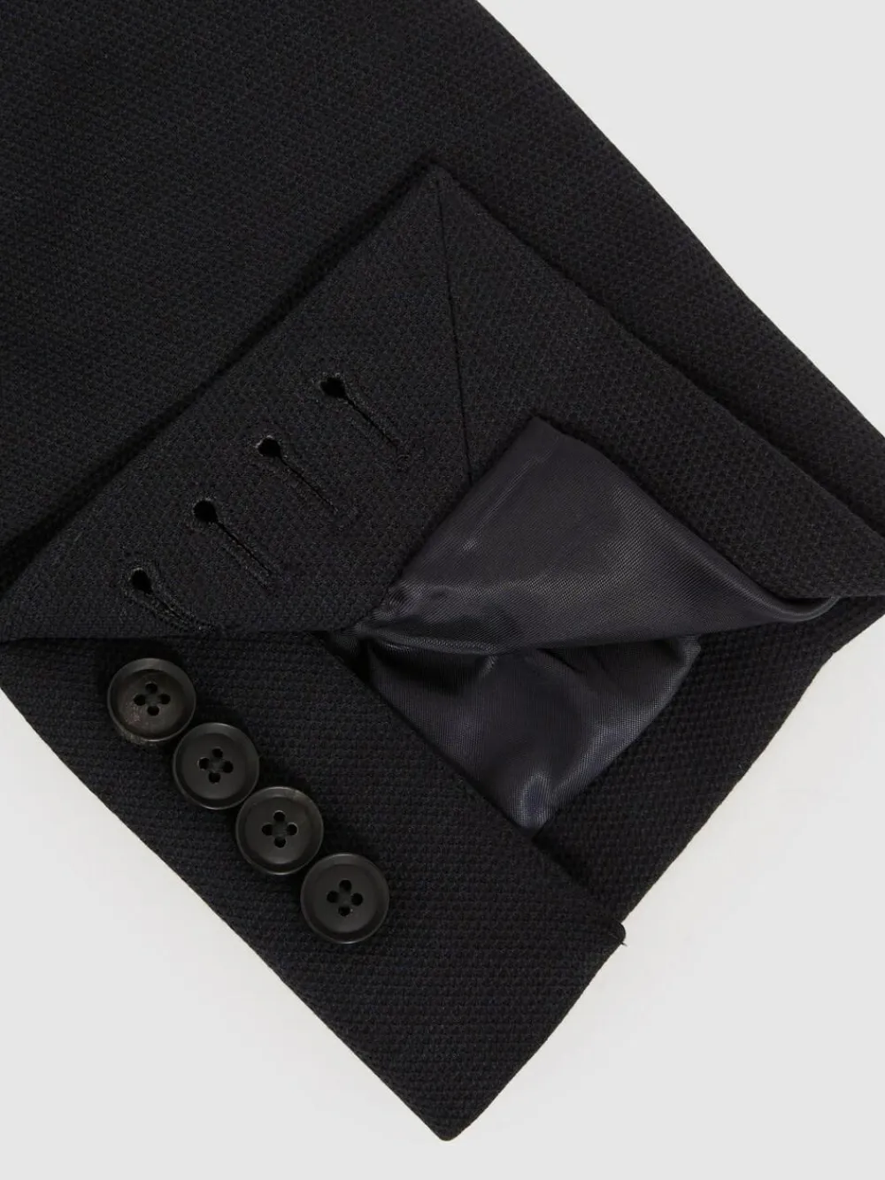 Reiss Navy Gerrard Single-Breasted Jersey Suit Blazer Tailored-Fit^ Blue Suits