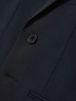 Reiss Navy Hope 9-13 yrs Wool-Blend Single-Breasted Suit Blazer^BOY Suits & Vest