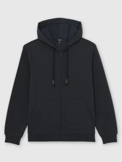 Reiss Howel Cotton-Blend Zip-Through Hoodie^ Loungewear