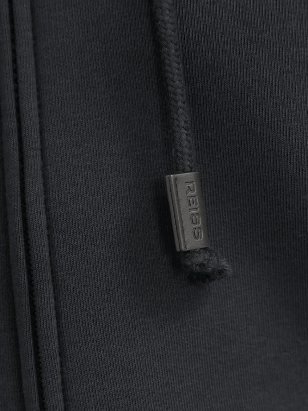 Reiss Howel Cotton-Blend Zip-Through Hoodie^ Loungewear