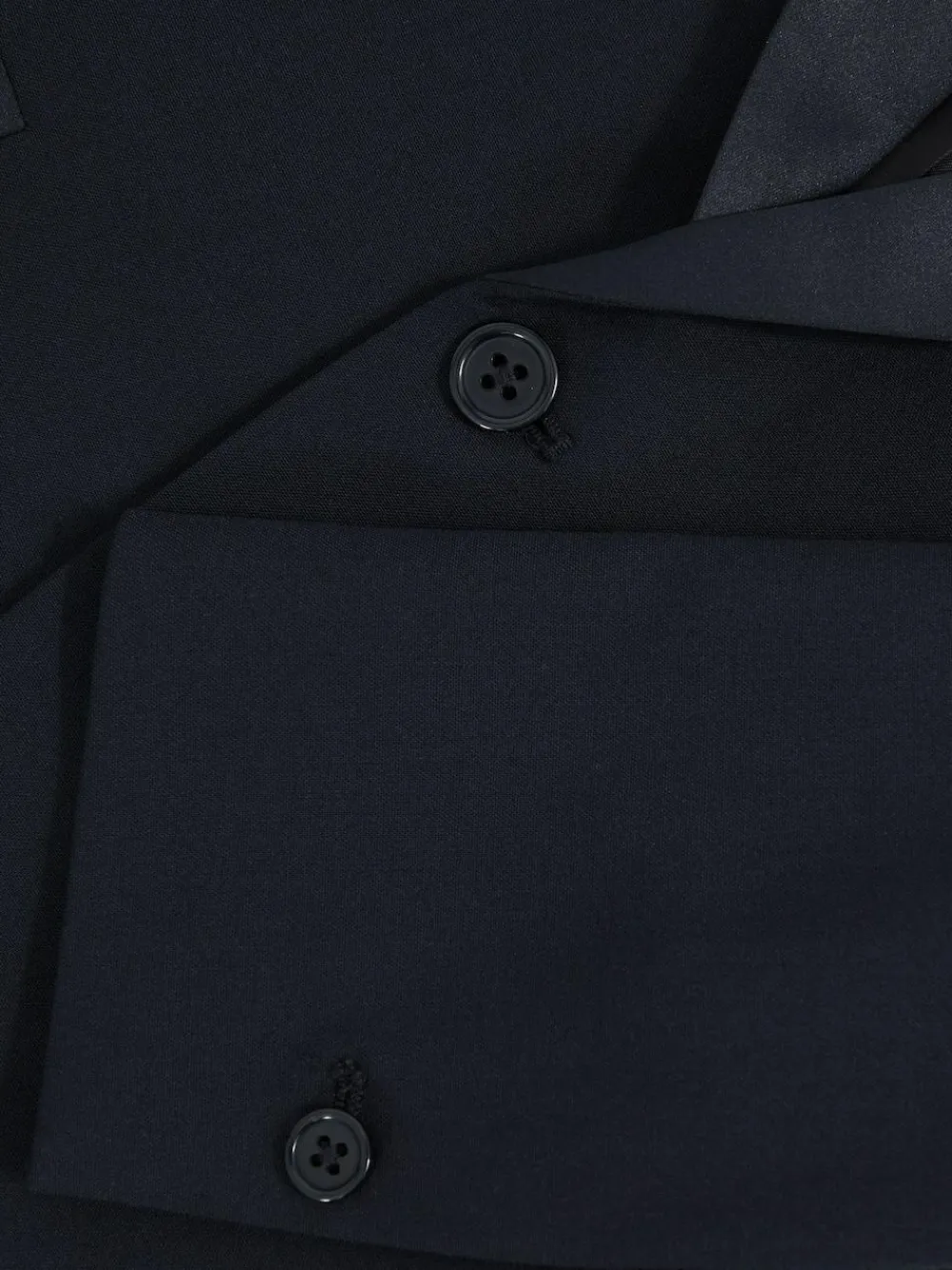 New Reiss Navy Knightsbridge 3-9 yrs Single-Breasted Tuxedo Blazer Wool-Blend