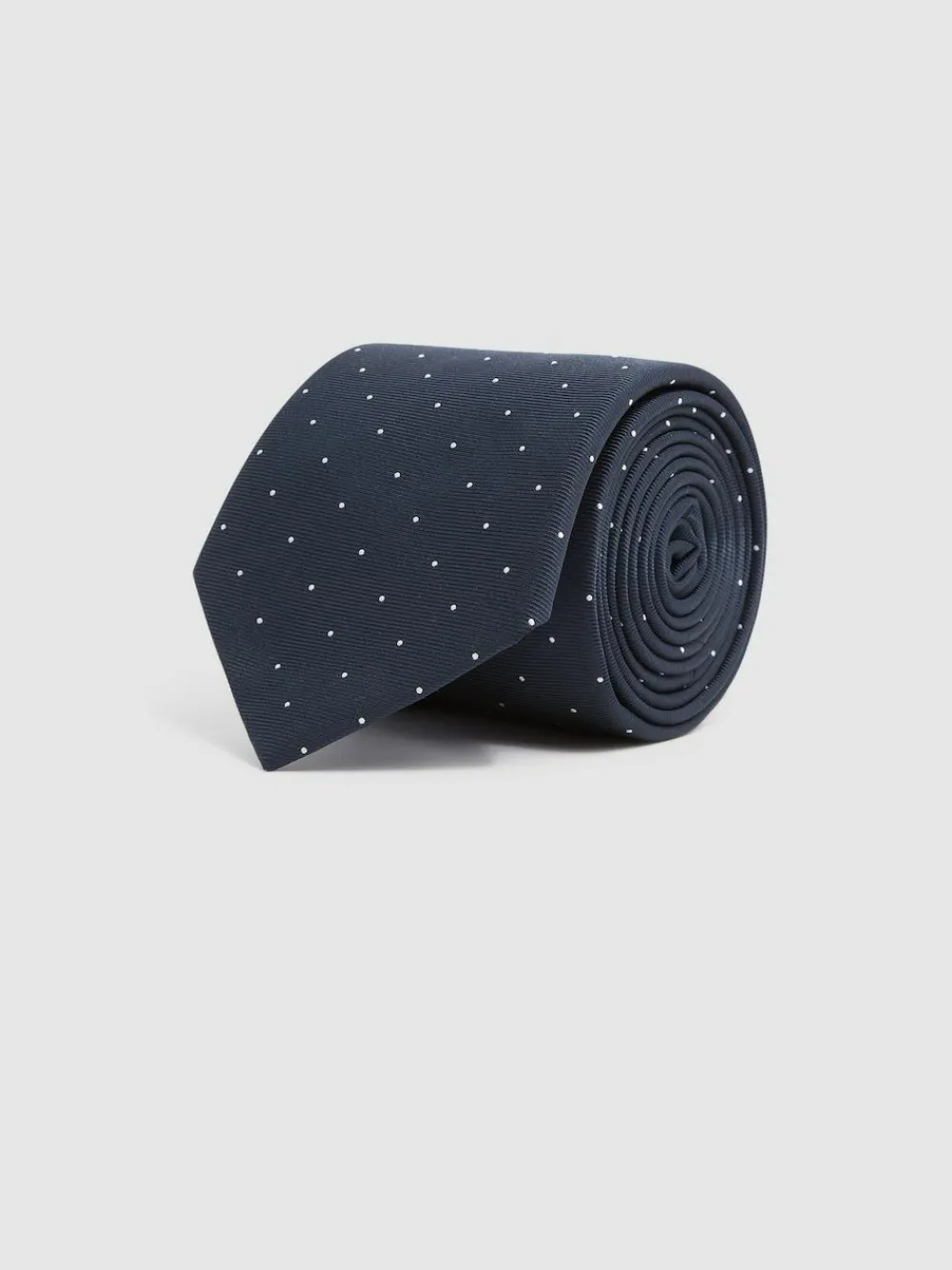 Reiss Navy Liam Polka Dot Silk Tie^ Ties & Pocket Squares