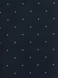 Reiss Navy Liam Polka Dot Silk Tie^ Ties & Pocket Squares