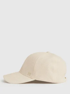 Best Reiss Neutral Cassie Waffle-Knit Baseball Cap