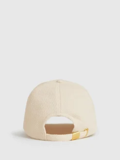 Best Reiss Neutral Cassie Waffle-Knit Baseball Cap