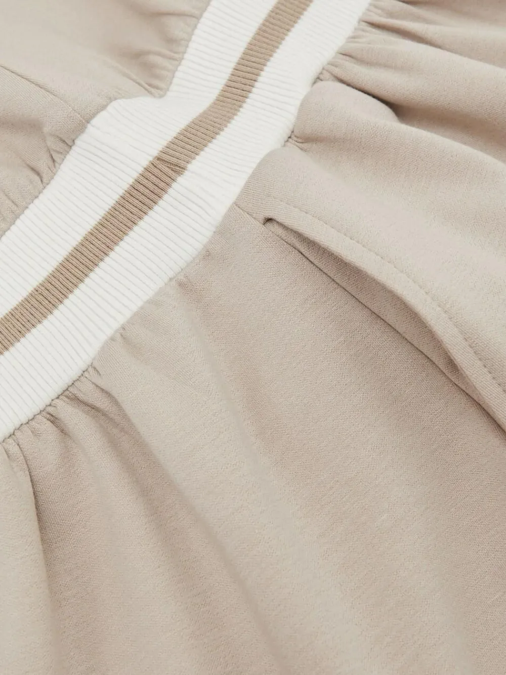 Reiss Neutral Giovanna 13-14 yrs Stripe-Trim Sweatshirt Dress^ Knitwear|Knitwear