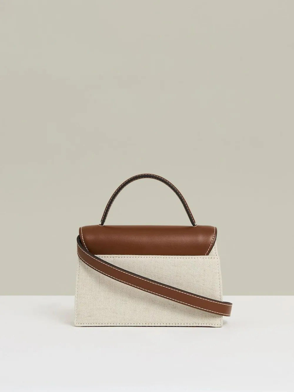 Reiss Neutral Kinsley Girls Linen Canvas Top Handle Bag^ Bags