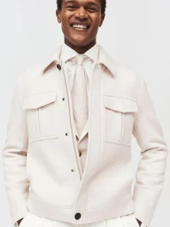 Reiss Donato Wool-Silk Textured Tie^ Ties & Pocket Squares