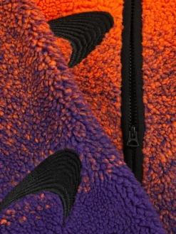 Reiss Papaya Orange/Purple Drift Unisex Fit McLaren F1 Team Ombré Fleece Jacket^ Coats & Jackets|Coats & Jackets