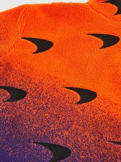 Reiss Papaya Orange/Purple Drift Unisex Fit McLaren F1 Team Ombré Fleece Jacket^ Coats & Jackets|Coats & Jackets