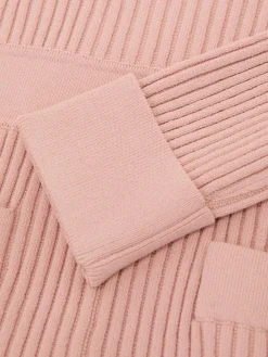 Hot Reiss Pink Charlotte 9-13 yrs Rib-Knit Skater Dress