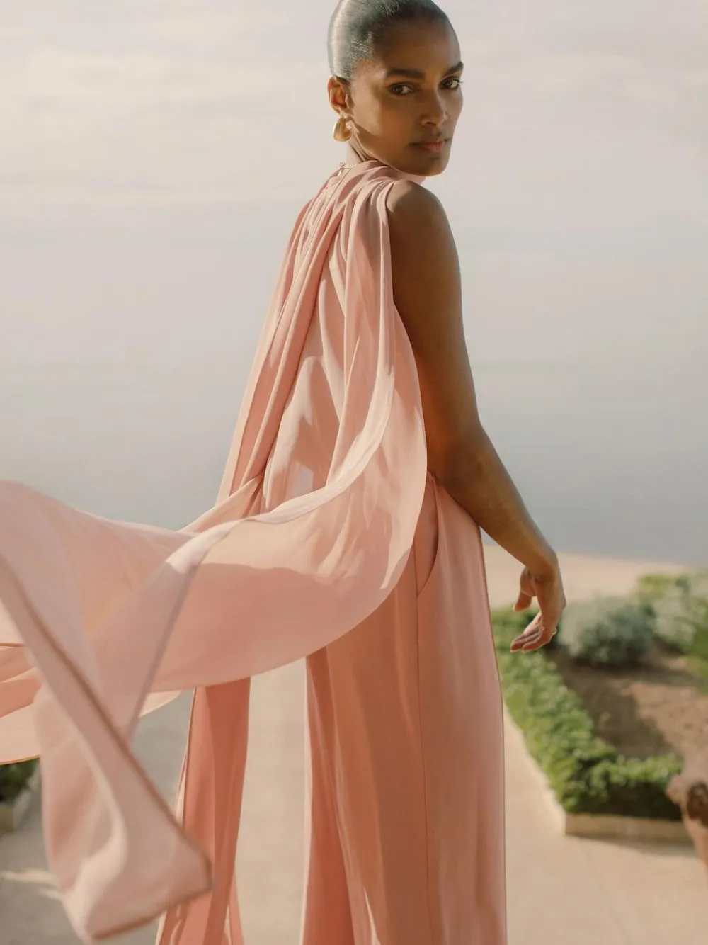 Reiss Farley Wide-Leg Cape Jumpsuit^Women Jumpsuits & Playsuits