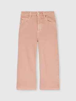 Sale Reiss Sky 9-13 yrs Wide-Leg Jeans Pink