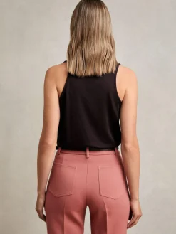 Reiss Darla Cotton-Blend Cowl-Neck Sleeveless Top^Women Tops & T-Shirts