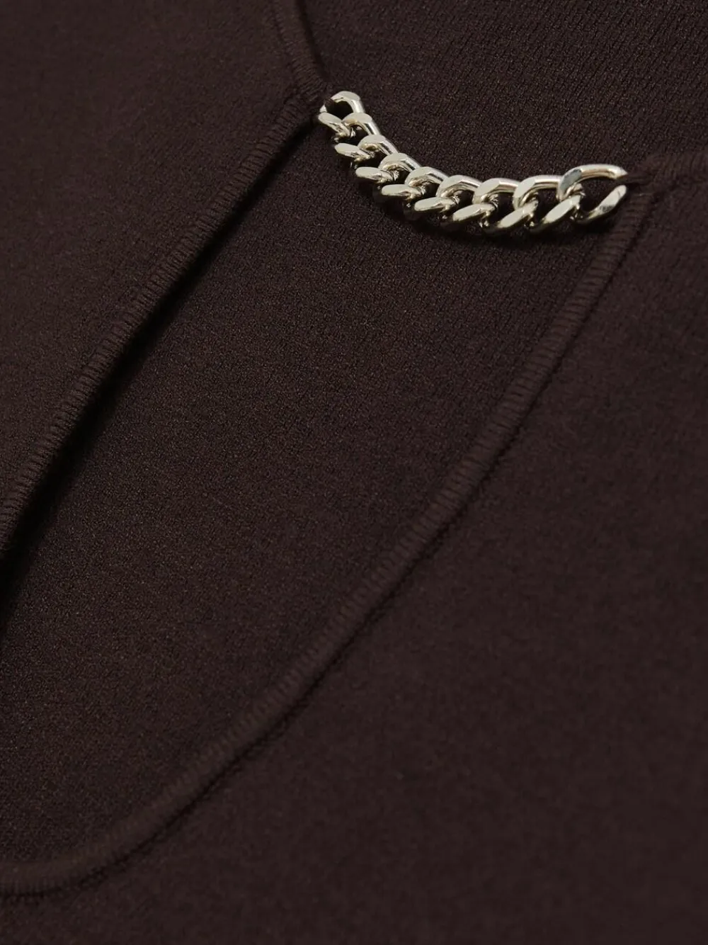 Reiss Tilly Chain-Detail Keyhole Knit Top^Women Tops & T-Shirts|Knitwear