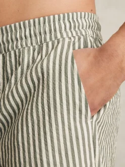 Reiss Bay Seersucker Stripe Swim Shorts^ Swimwear